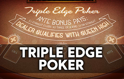 Triple Edge Poker (Three Card Poker)